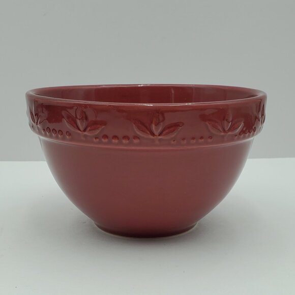 Signature Housewares Sorrento Ruby Red Beaujolais Burgundy All Purpose Bowl - Picture 1 of 6